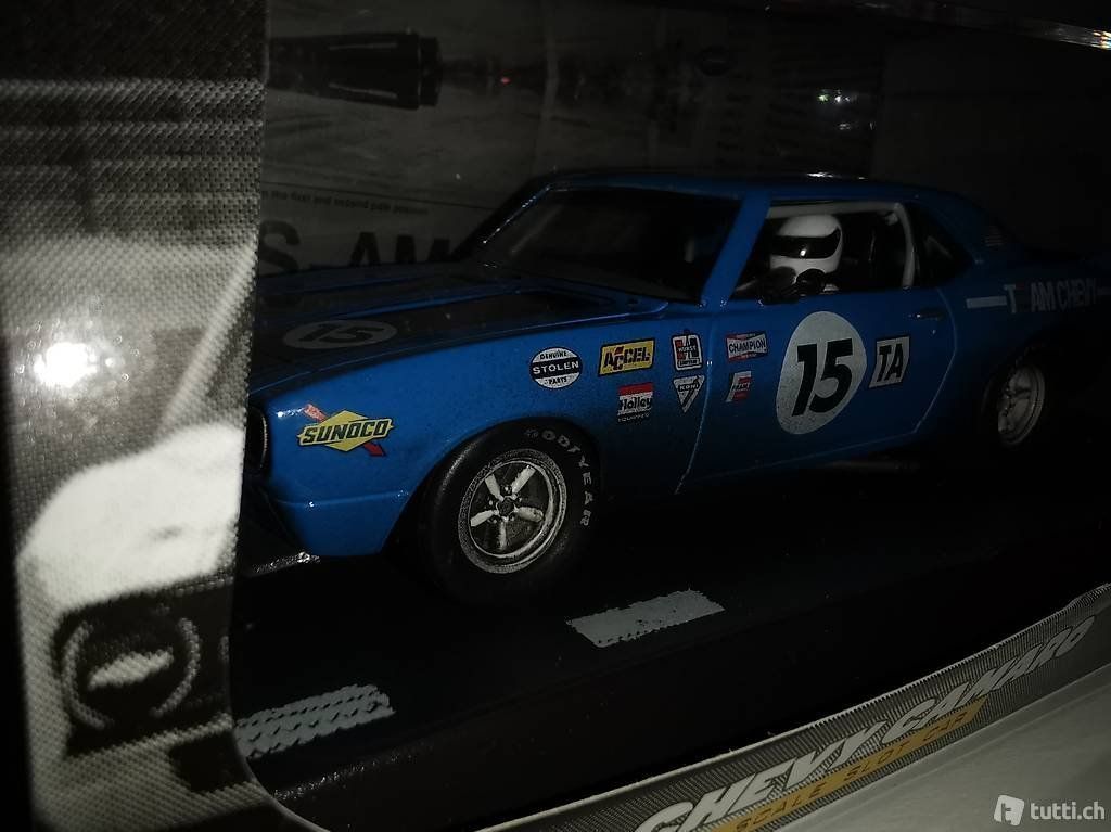 Carrera Piste: Pioneer Camaro Blue Nr. 15 – Nuovo e nell'imballaggio originale da Rüschegg-Heubach venduto da Floeggi_86 3