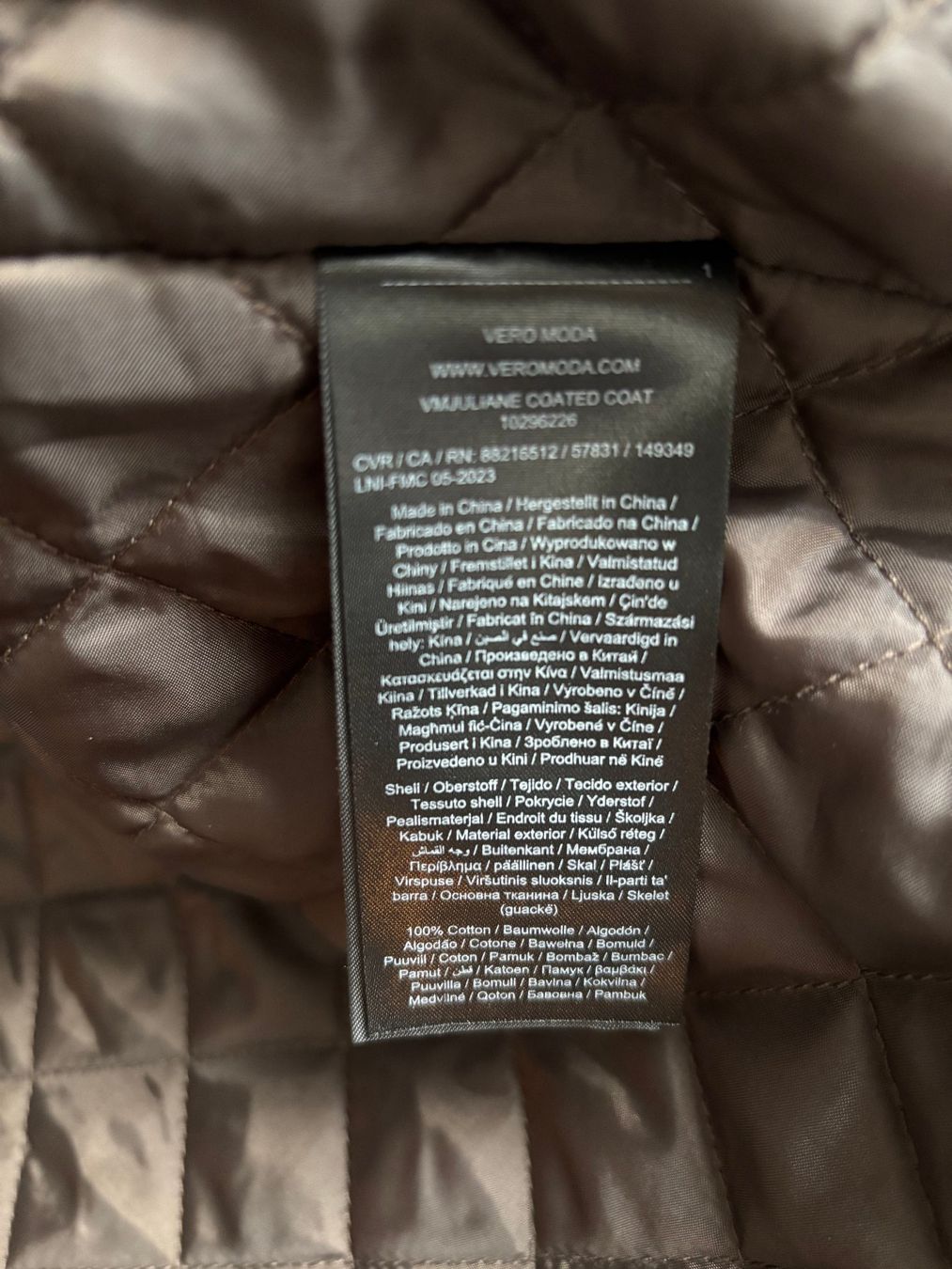 Vero Moda Vestes: VERO MODA Wachsjacke braun neuwertig – Neuf (Voir description) à Merishausen par yourdream 6