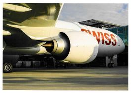 SWISS  ✈  B-777 300ER / Triebwerk Rechts