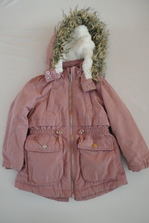 Schöne kuschelige rosa und warme Winterjacke, Gr. 104
