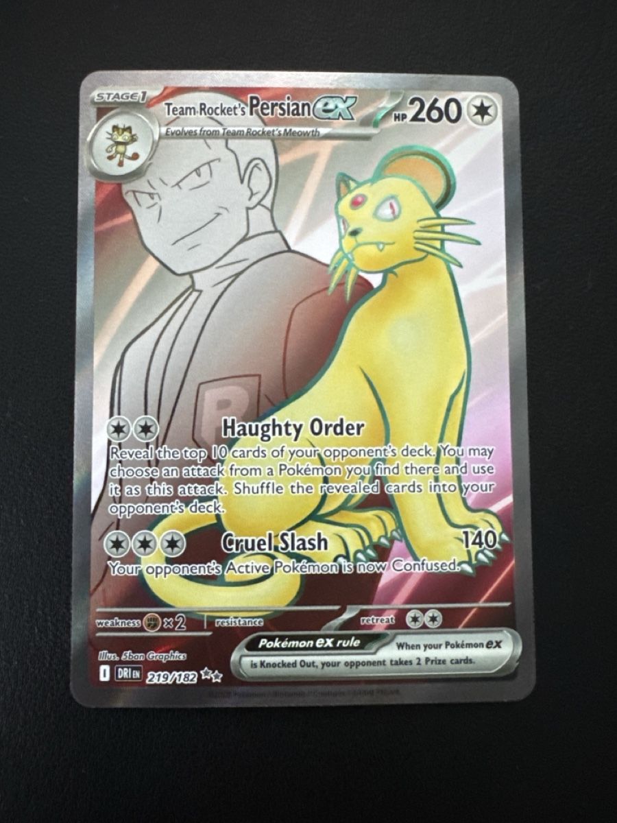 Team Rocket‘s Persian - Destined Rivals (219/182) EN (Neu und ...