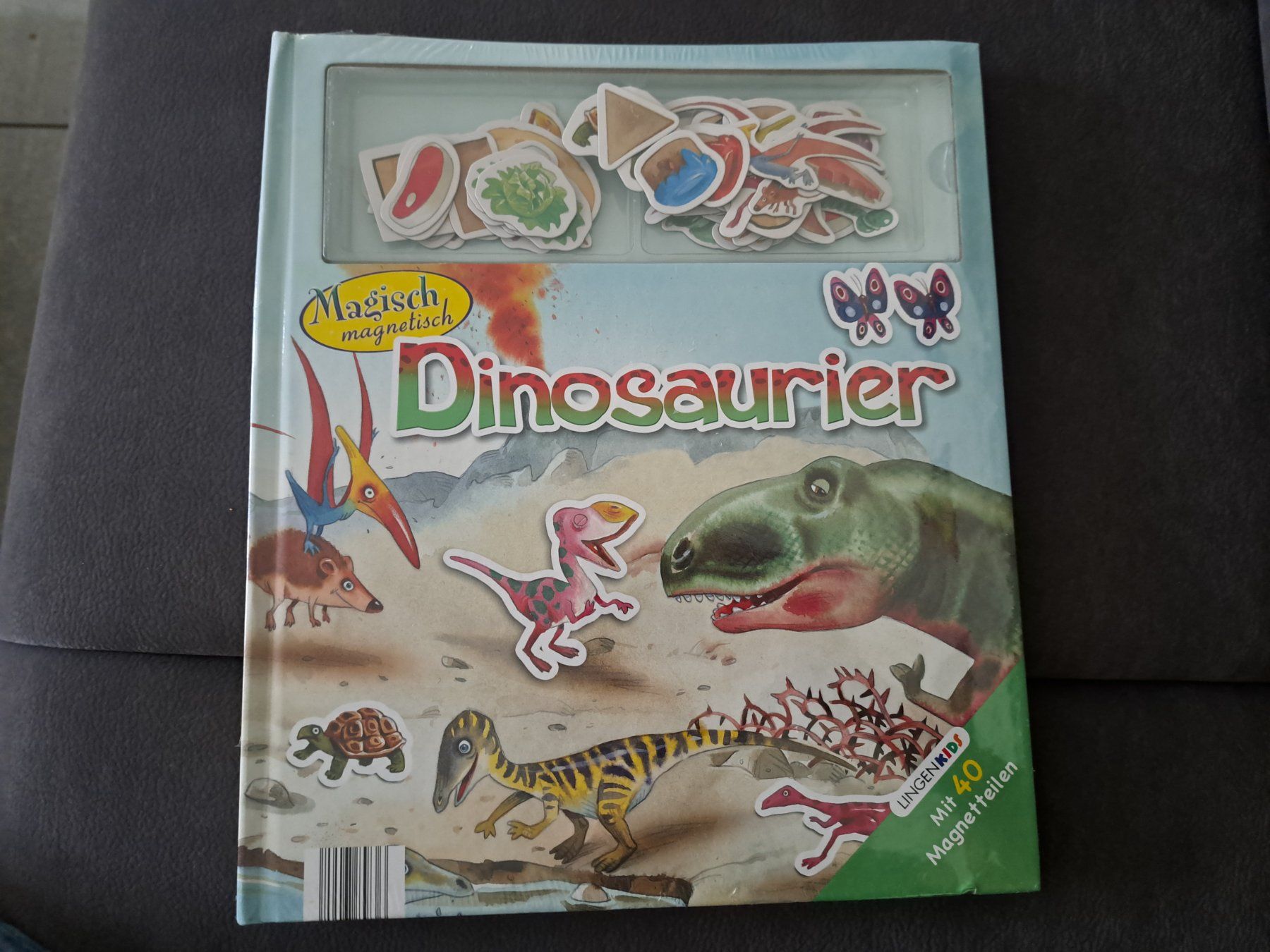 Libri: Dinosaurier Magnetbuch, Kinderbuch NEU – Nuovo e nell'imballaggio originale da Killwangen venduto da KIANA08