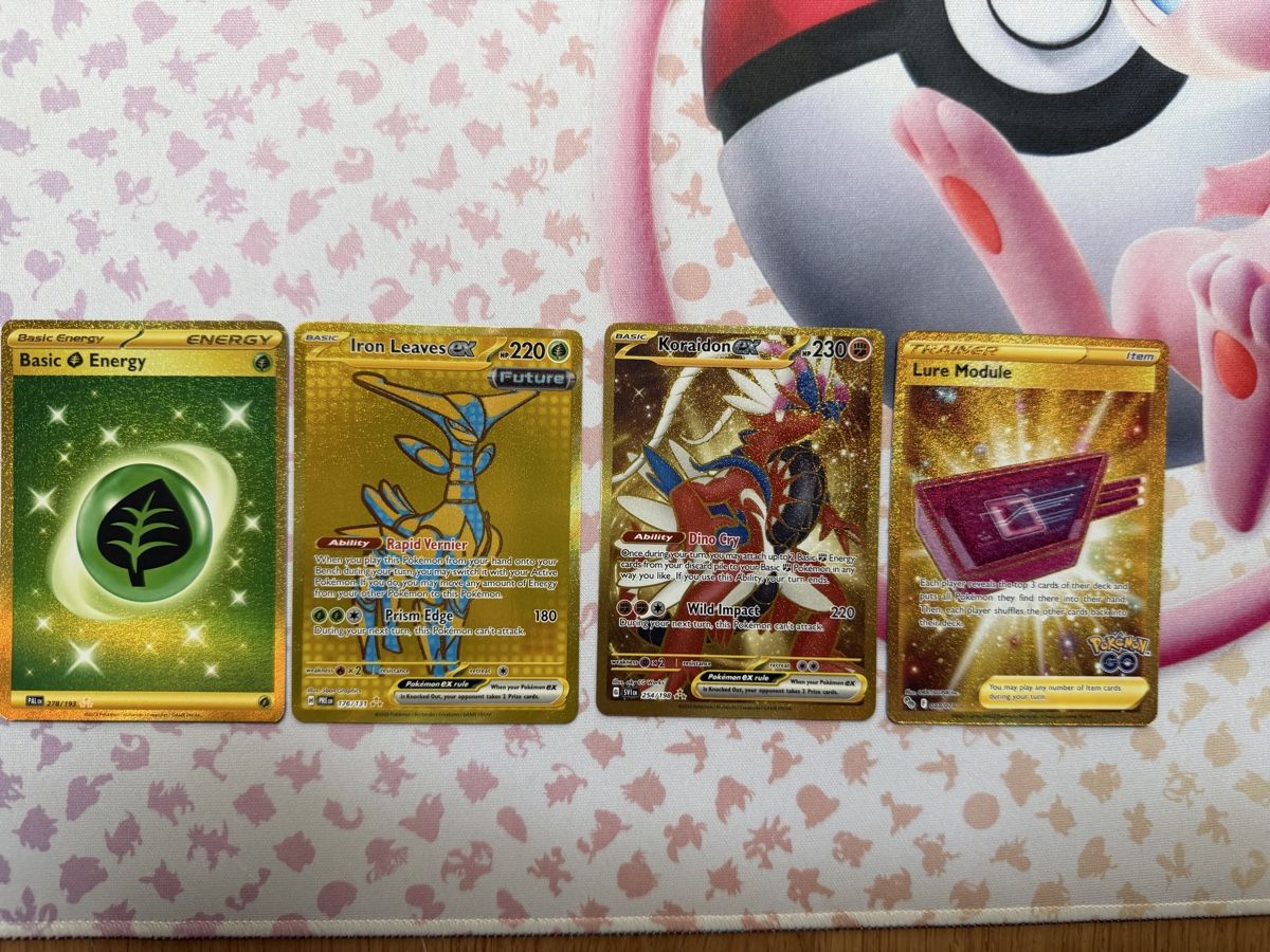 Pokémon Sammelbilder & Trading cards: Cartes Pokémon Ko, Iron Leaves, Lure Module, Basic Energy – Neu (gemäss Beschreibung) aus Conches von yor_6h2m