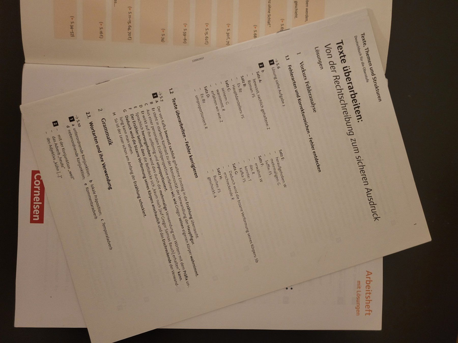 Bücher: Cornelsen Deutschbuch Oberstufe "Texte überarbeiten" top! – Gebraucht aus Gurmels von pop_ljf5 2