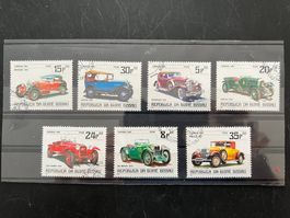 1984 Guine Bissau Old Cars   Satz gest.   (A574)