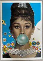 Death: Bubble Audrey Hepburn, signiert 23/100