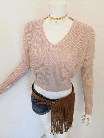 🤩BRANDY & MELVILLE STRICK-PULLOVER ROSA NEUWERTIG & D&G P.