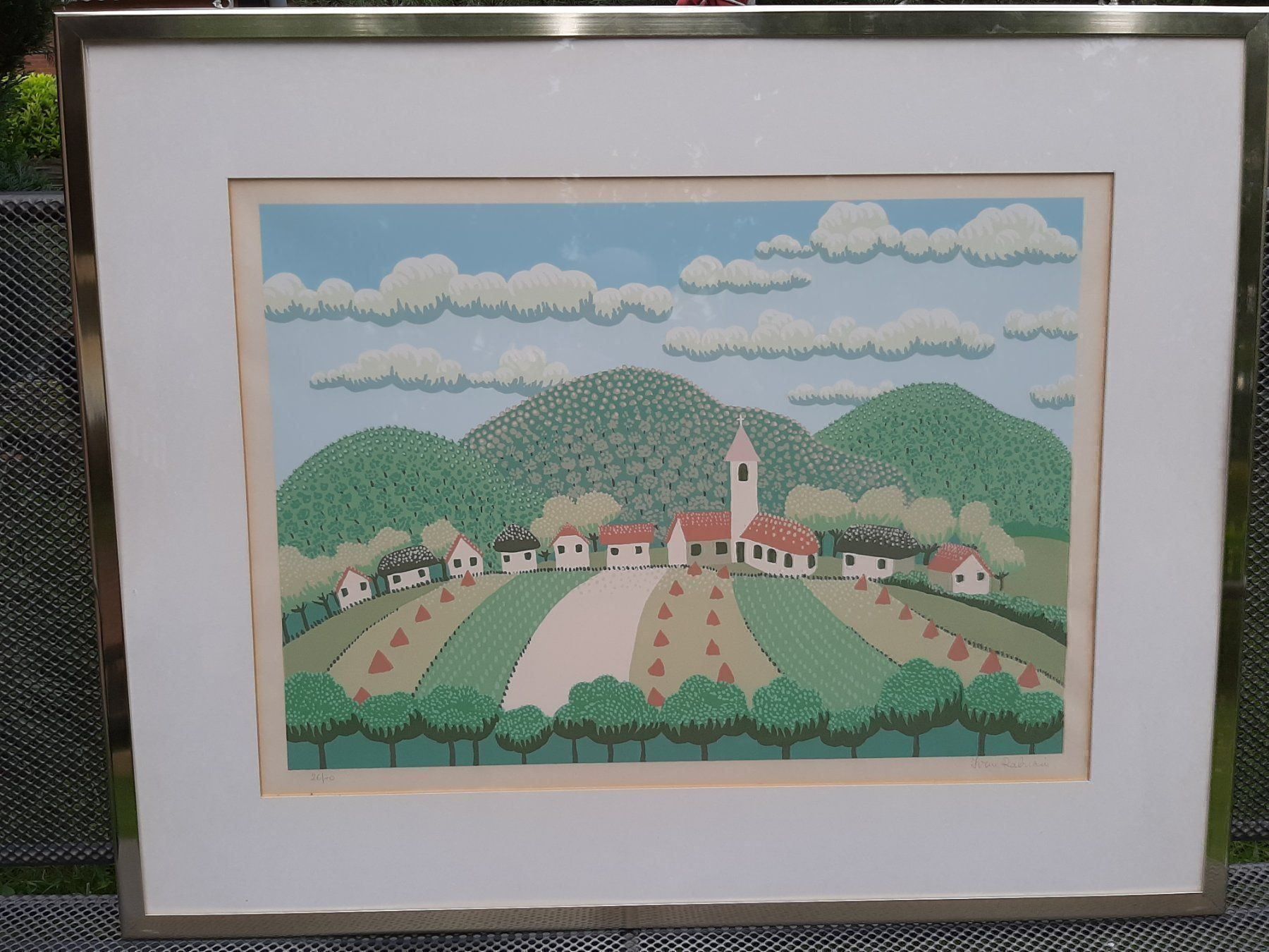 Dipinti: Orig. Farblithographie von Ivan Rabuzin – Usato da Porza venduto da ulletta1 2