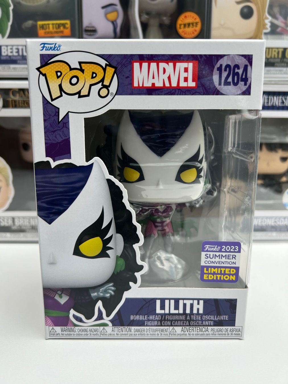 Funko Statuette: Funko POP! Marvel Ghost Rider Lilith Edition Limitée – Nuovo e nell'imballaggio originale da Le Mouret venduto da perfectbijou
