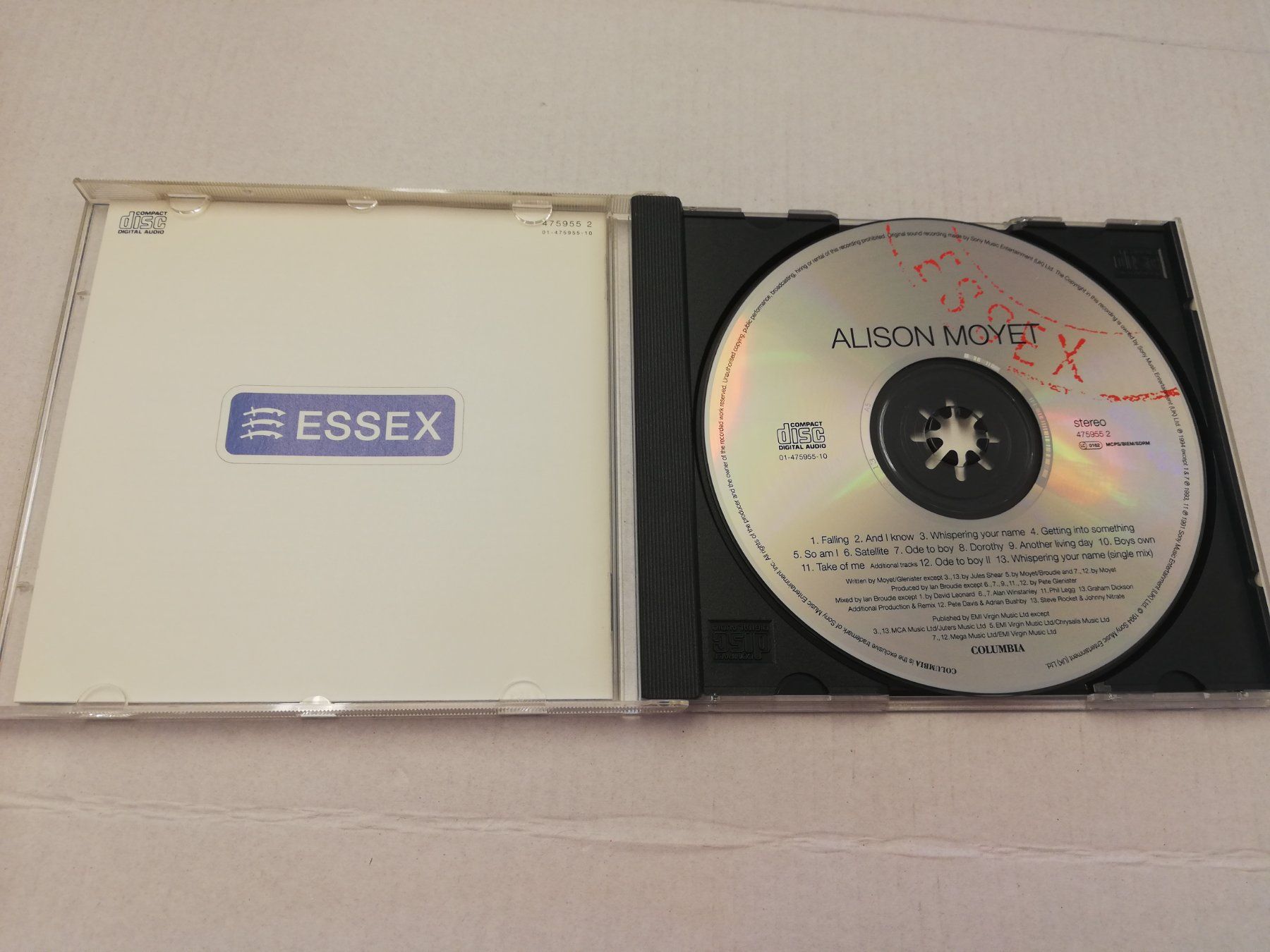 CD: ALISON MOYET - ESSEX – Usato da Bern venduto da Vinylsound.ch 2