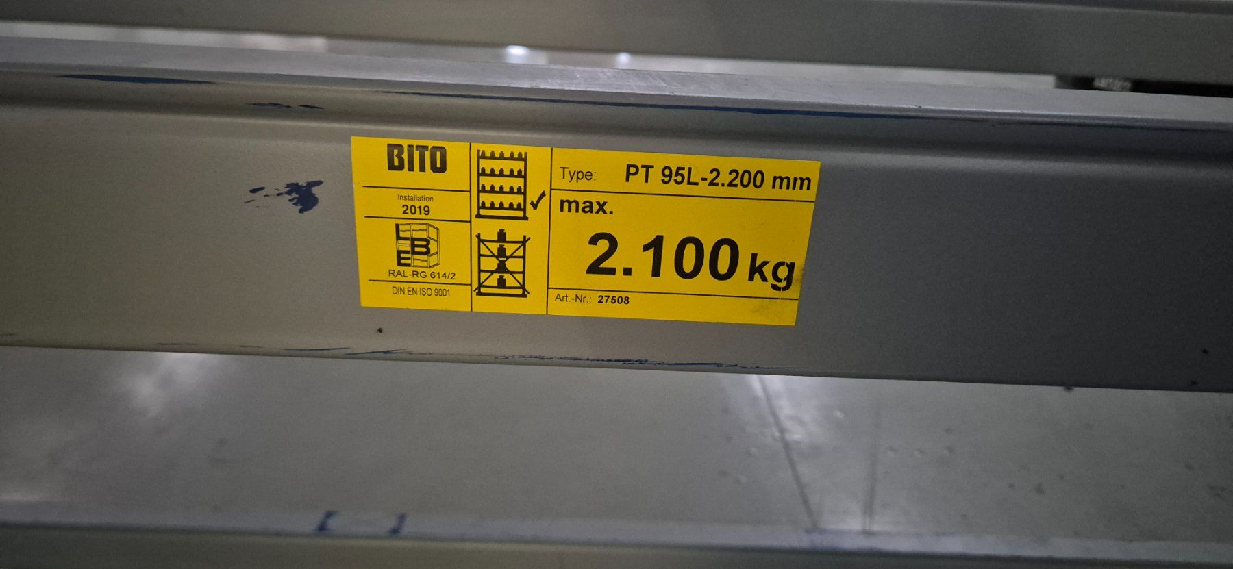 Valigie & Borse: 1 Chariot pour stockage palettes, charge 2100 kg – Usato da Berlens venduto da ETE68 3