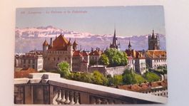 Lausanne Le Chateau et la Cathédrale