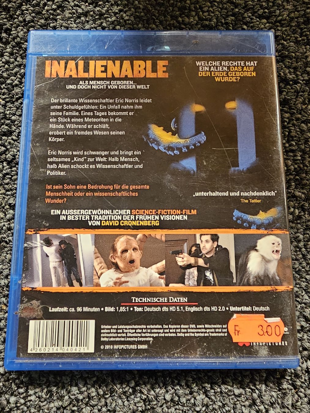 Tous les DVDs: Inalienable in 3D Blu-ray  – D'occasion à Ruswil par jan_bxl5 1
