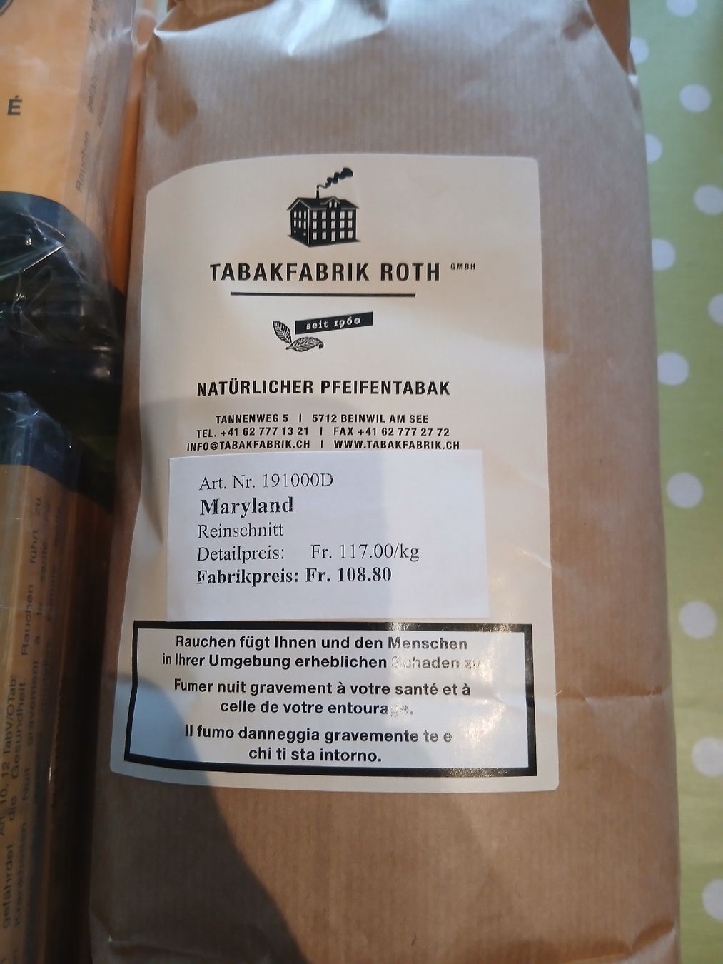 Tabak: Pfeiffentabak und Cigarren  – Neu (gemäss Beschreibung) aus Heimberg von smi_jl82 3