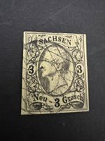 Sachsen Mi. 11, 3 Neugroschen  1859, gestempelt (E1782)