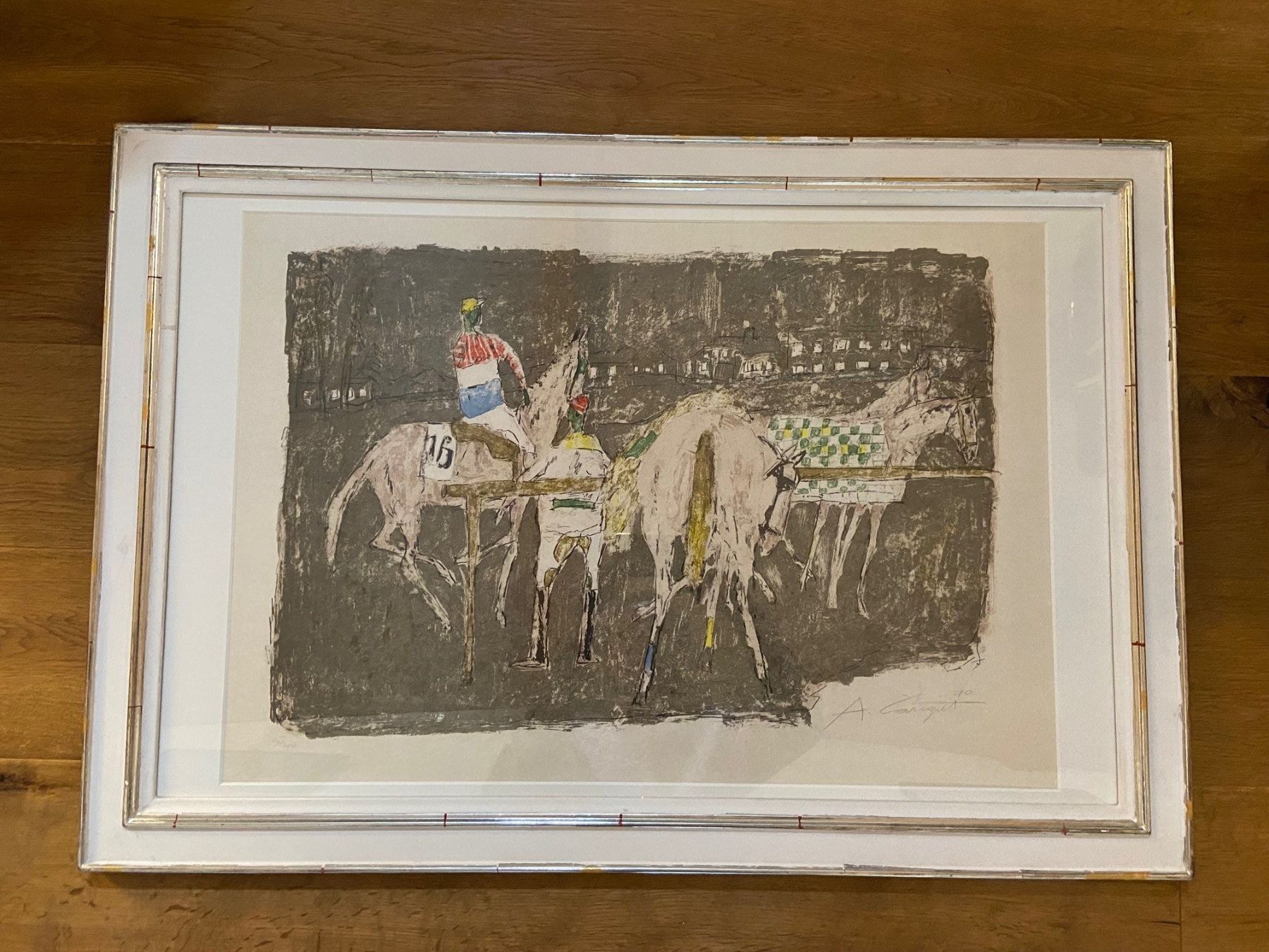 Grafiken & Lithographien: Alois Carigiet "Am Sattelplatz" – Gebraucht aus Chur von Kunst-Chur