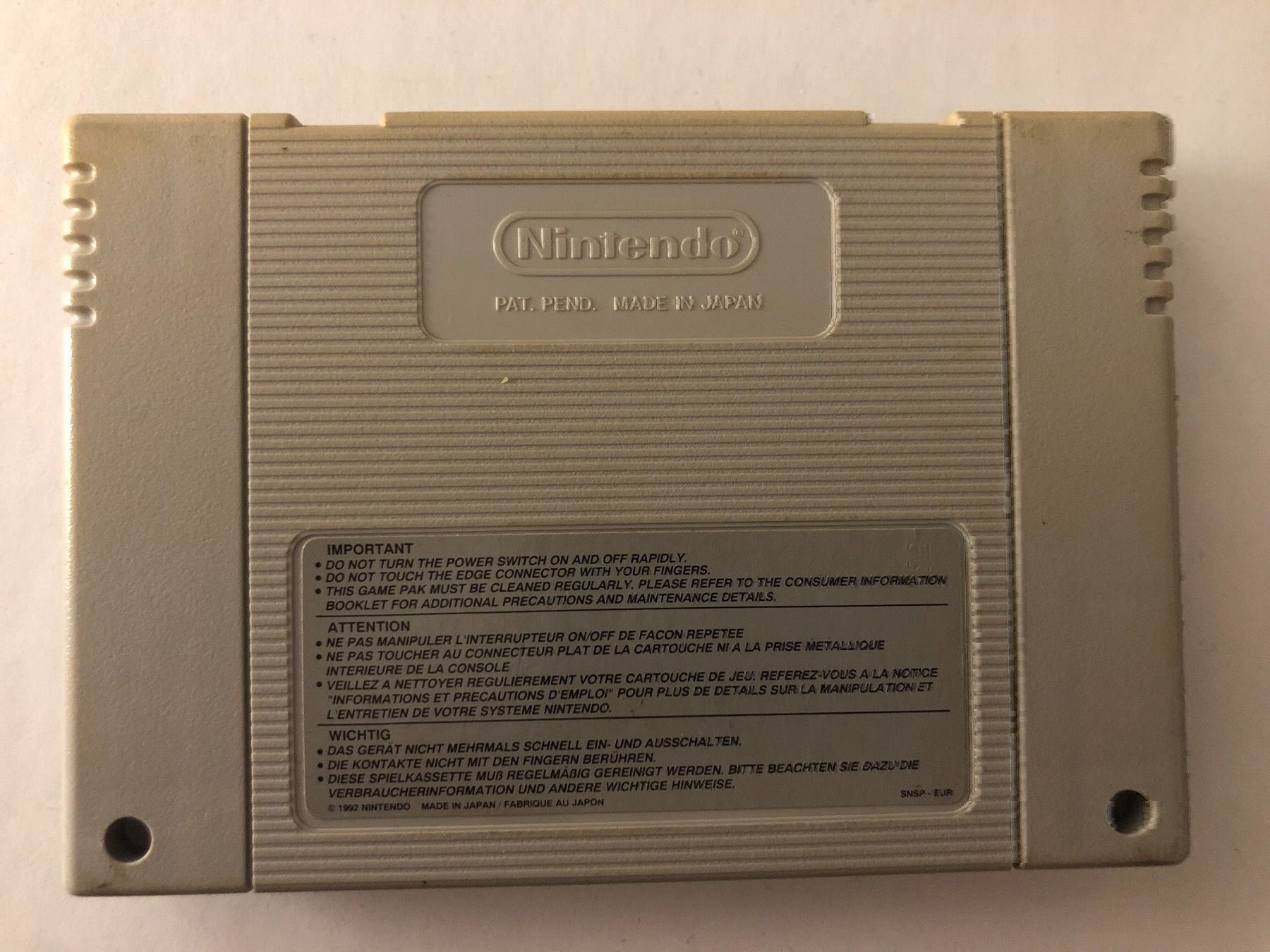 Nintendo Giochi: Full Throttle für Nintendo SNES – Usato da Kestenholz venduto da Naruto_01 1