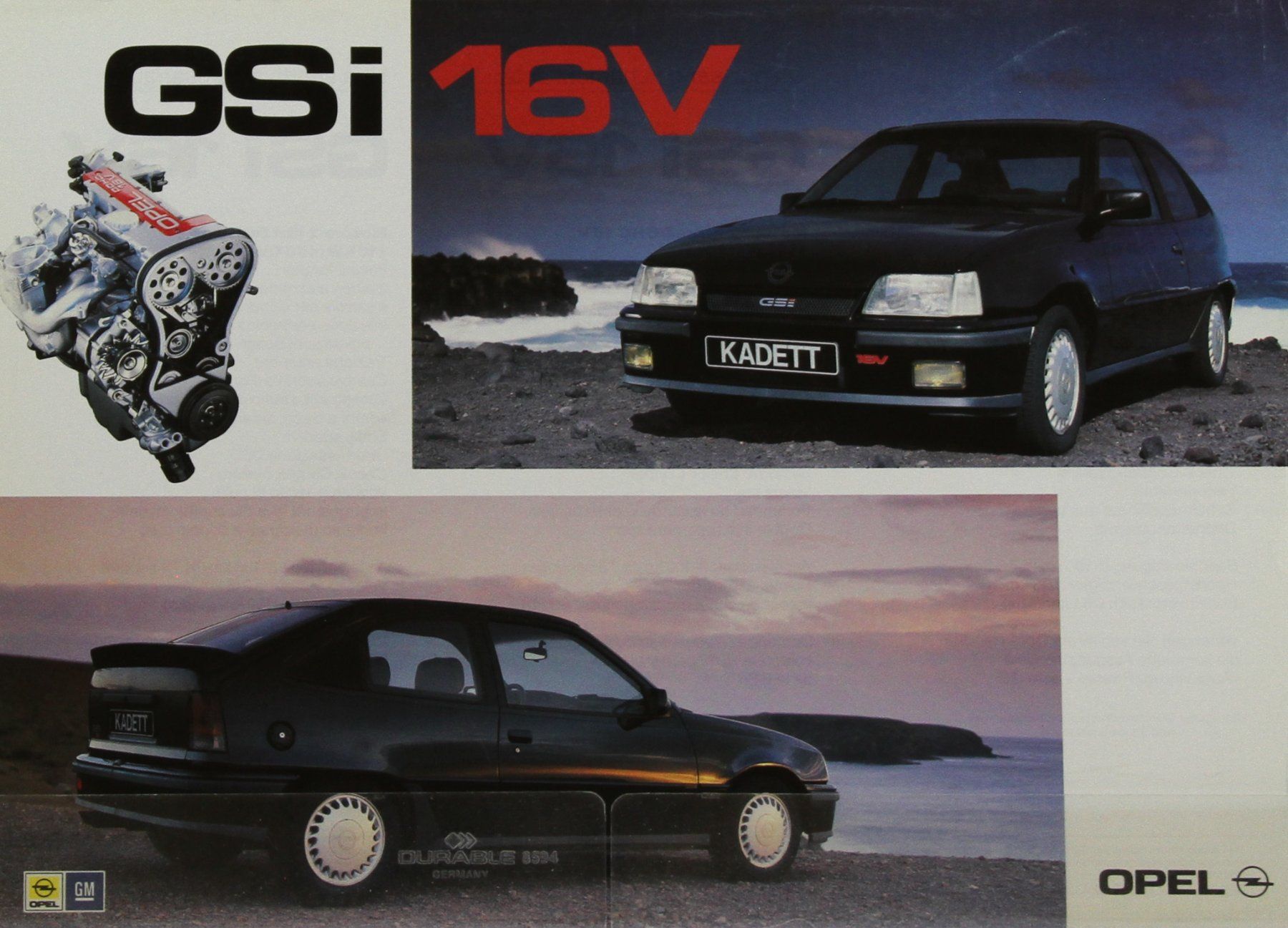 Opel Documenti: ORIGINAL FLYER | OPEL KADETT - E - GSi 1V | AB 02.1988 – Usato da Unterägeri venduto da GIGOLOLIT