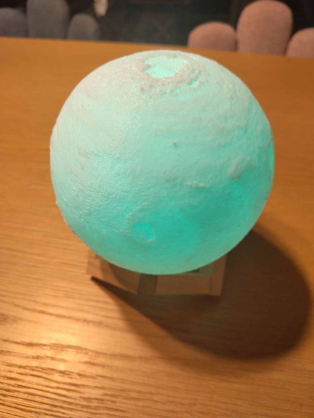 Lampen: 3D-gedruckter, leuchtender Mars-Globus – Neu (gemäss Beschreibung) aus Zürich von aurelie.99 6