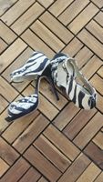 Jimmy Choo High Heels Gr.39 Zebra Optik Top Zustand!