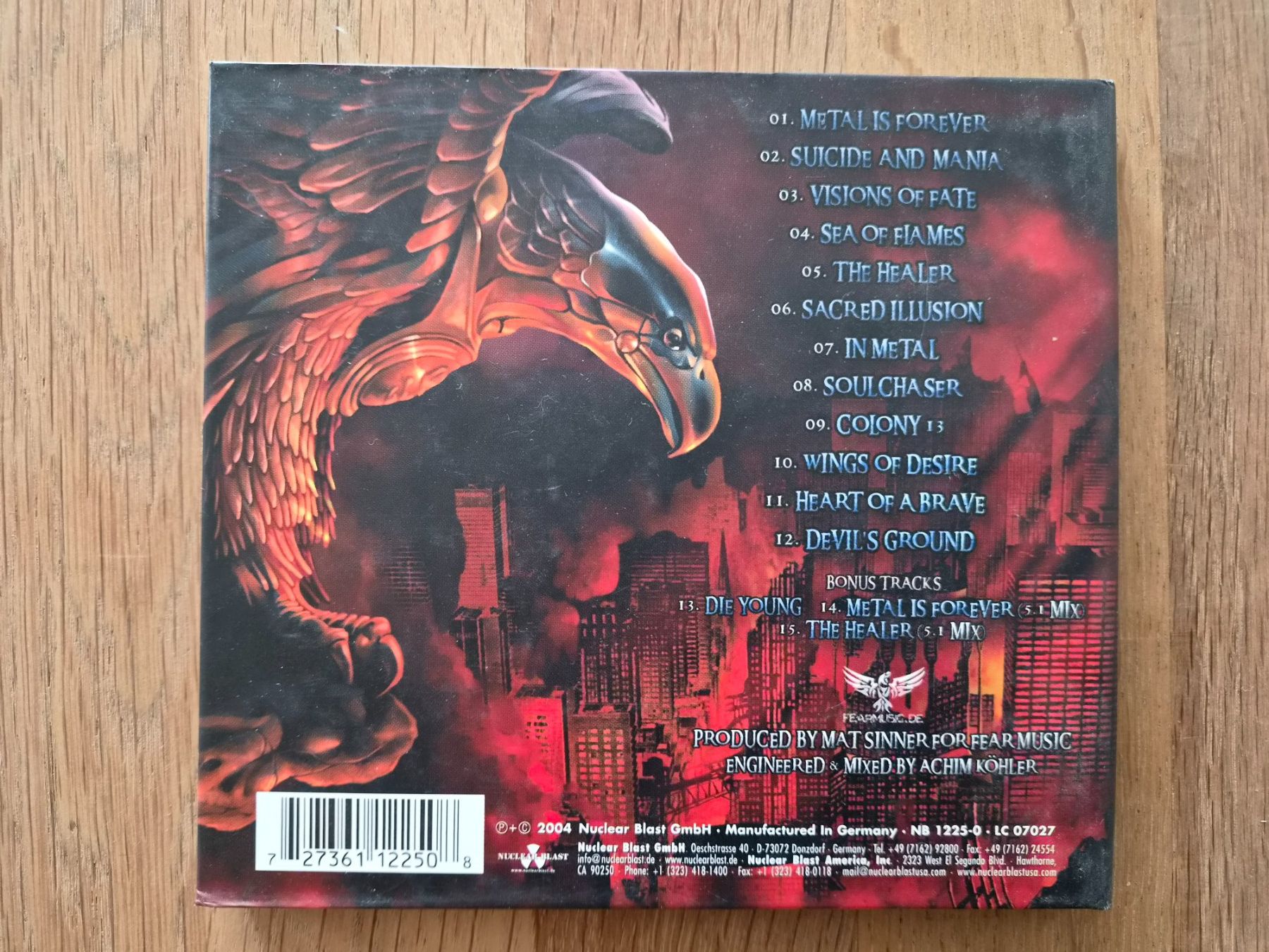 CD: CD Primal Fear - Devil`s Ground, 2004 – Usato da Nebikon venduto da Harley-Davidson01 1