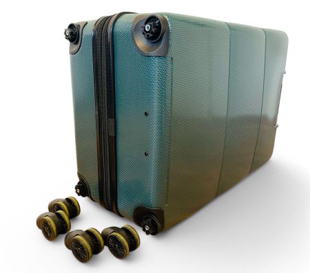 gateBAG Grosser XL+ 76cm Koffer Polycarbonat GRÜN NEU