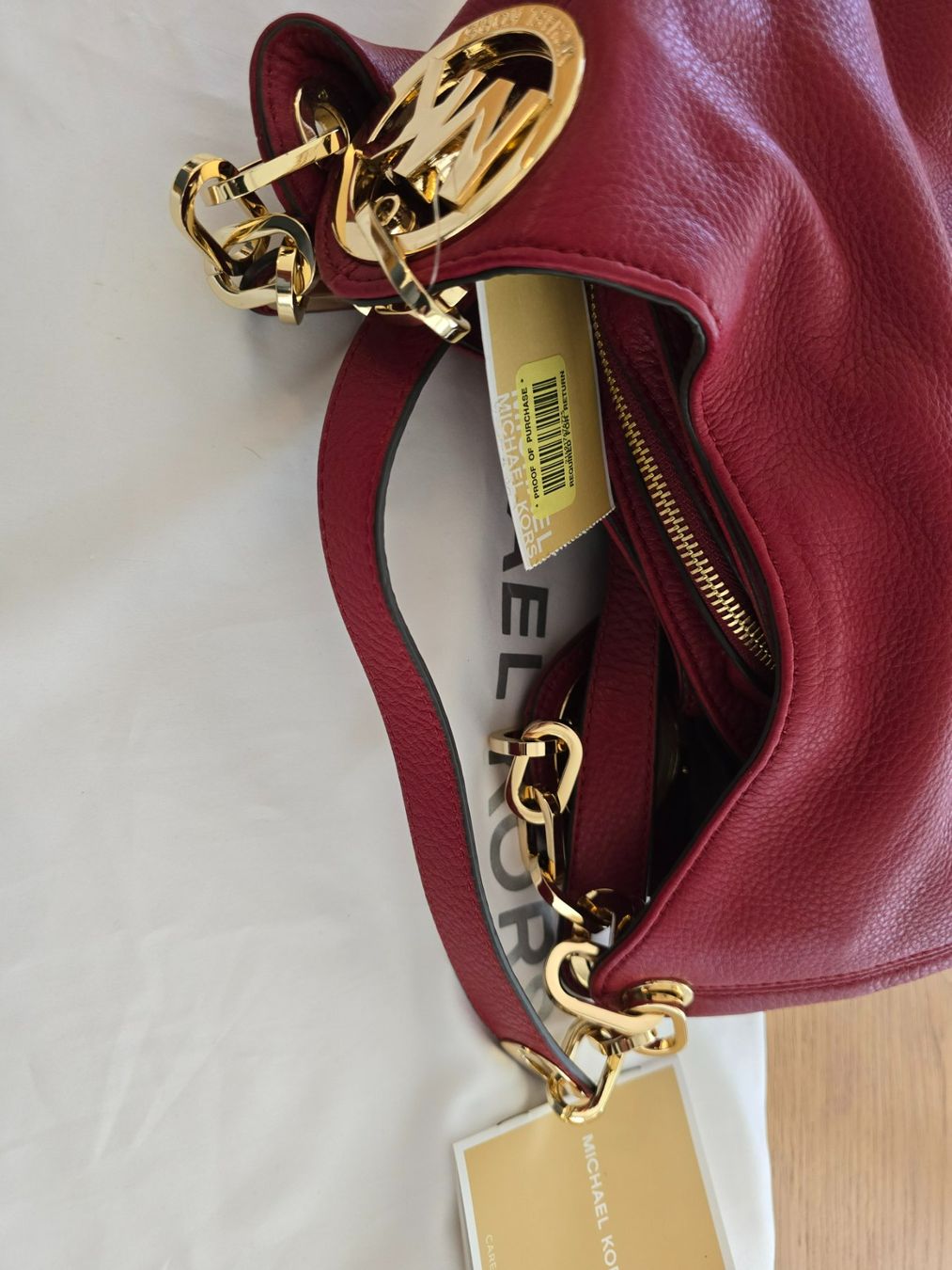 Michael Kors Borse da donna: Original Michael Kors Fulton Large Leder Handtasche – Nuovo (secondo la descrizione) da Au ZH venduto da WPD 5