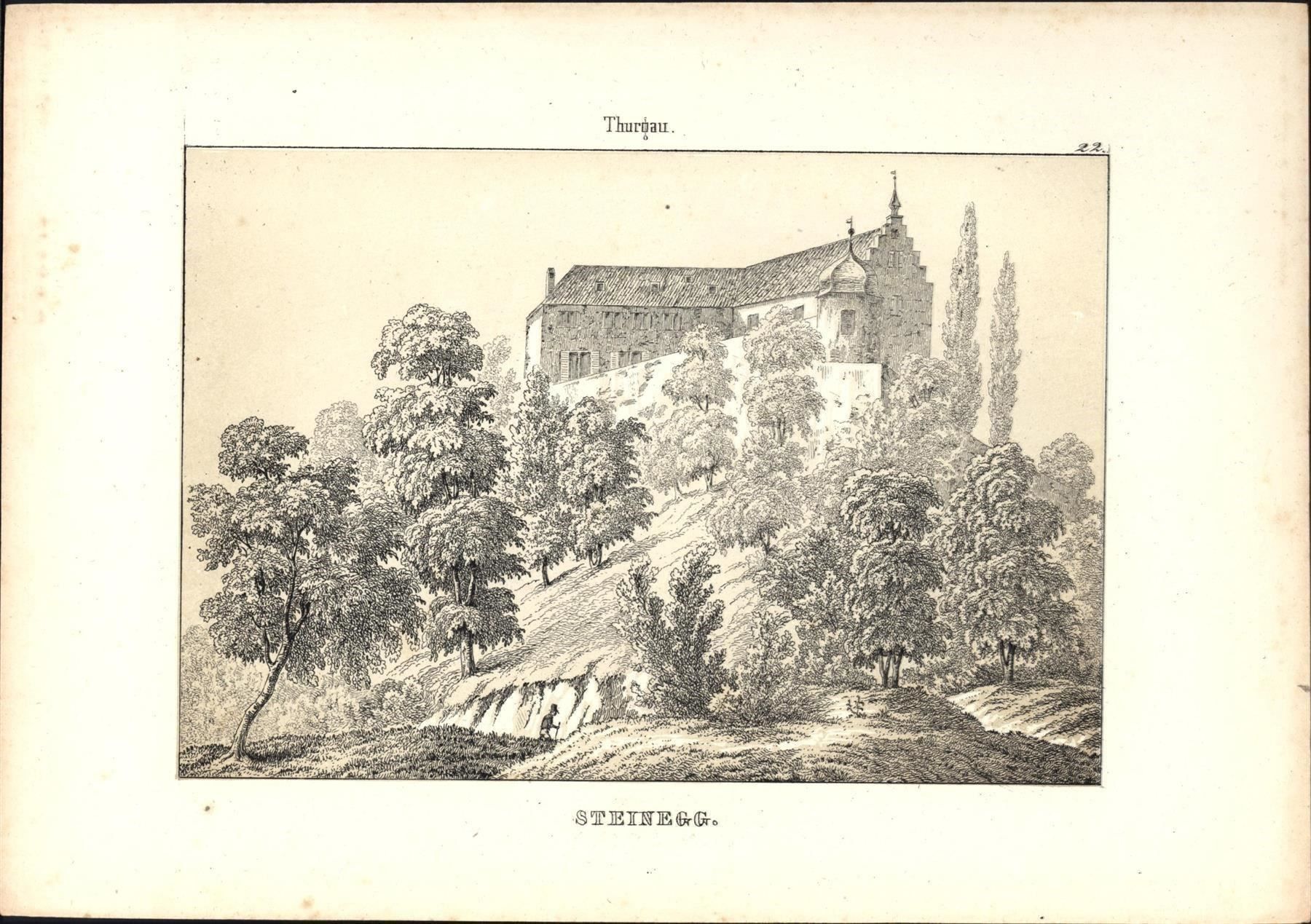 Incisioni: Steinegg von Wagner 1840 – Usato da Rafz venduto da Helvet32