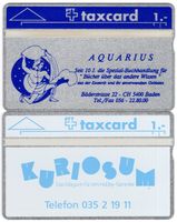 2 ungebrauchte, seltene Kunden Taxcards der Schweiz