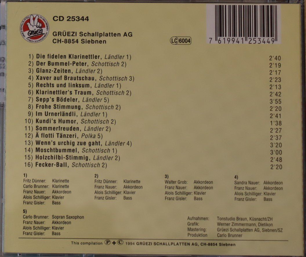 CD: 80 Jahre Josef Feierabend – Usato da Luzern venduto da CONTENTI 2