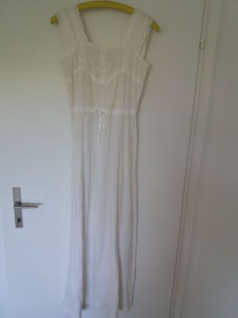 Vintage Kleid weiss, Grösse XS