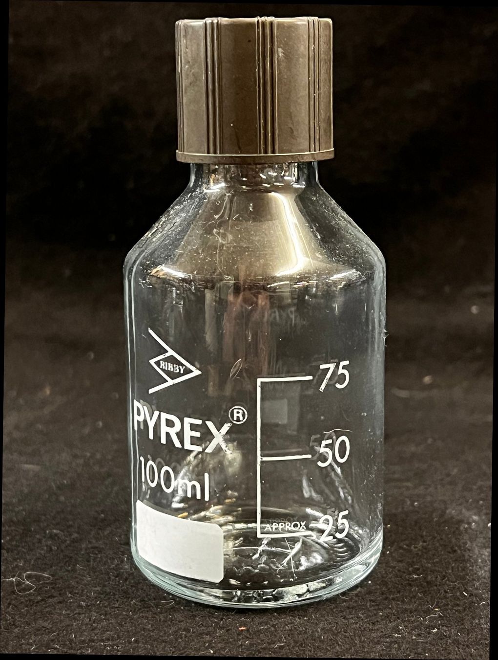 Gläser: Laborglas Laborgewindeflasche 100ml Pyrex mit Deckel – Gebraucht aus Hölstein von