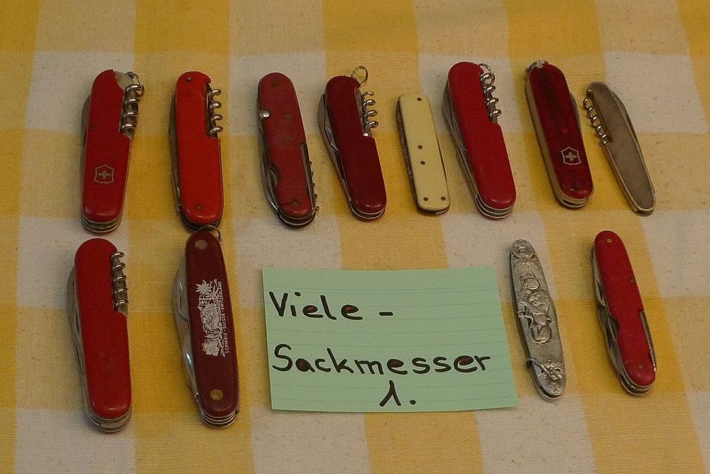 Coltelli tascabile: Viele-Sackmesser! 1. – Difettoso da Bern venduto da bn1640
