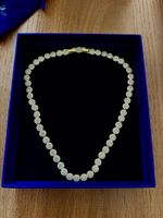 Una Angelic Tennis Necklace (gold) - Swarovski