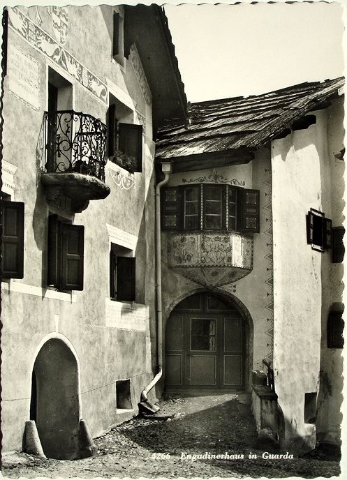 Cartoline postali: GUARDA Engadinerhaus – Nuovo (secondo la descrizione) da Jona venduto da philajona