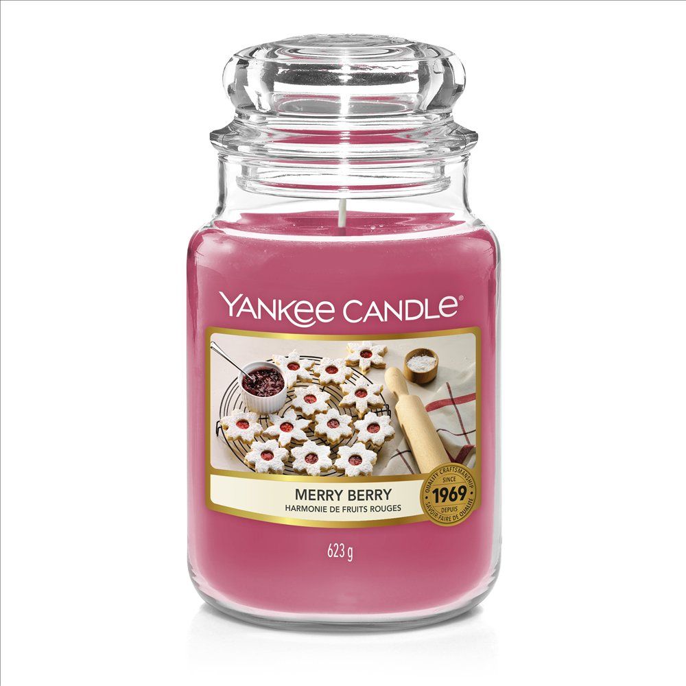Yankee Candle Kerzen: Yankee Candle Merry Berry lageJar – Neu und originalverpackt aus Langwiesen von rtWebshop