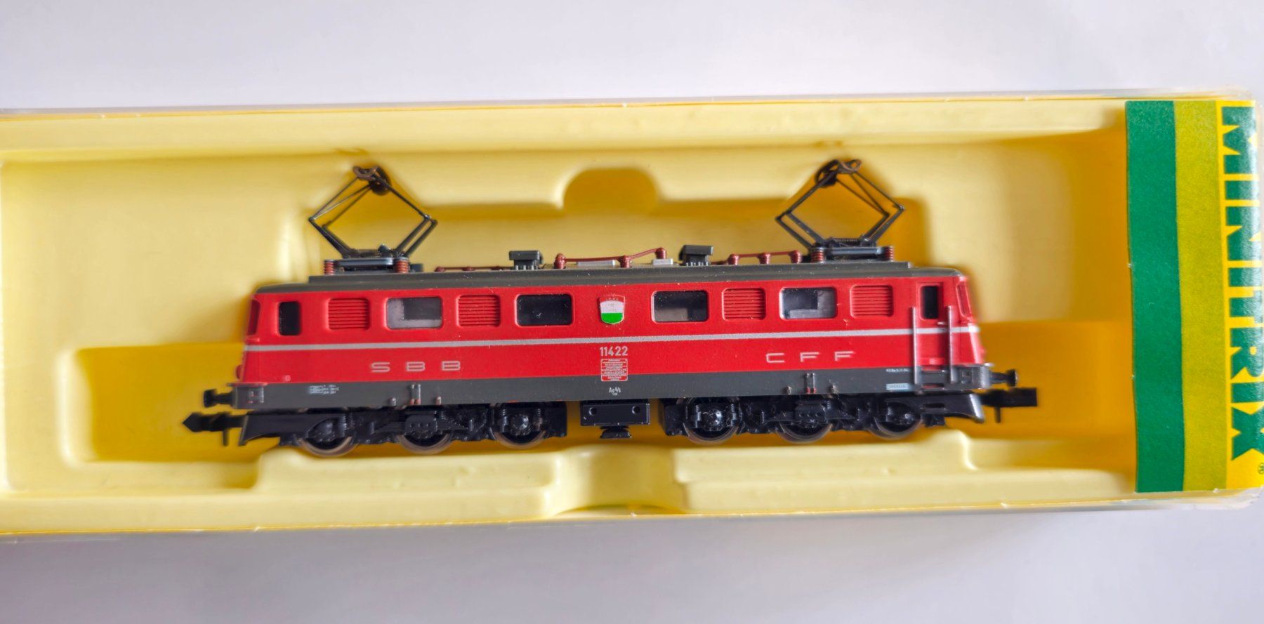 Trix Modellini di ferrovie: Ae 6/6 SBB von Minitrix Spur N – Usato da Walenstadt venduto da pedroju-1