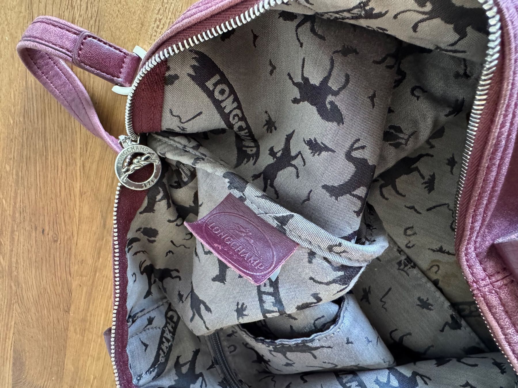 Longchamp Borse da donna: Damen Tasche von Longchamp Leder – Usato da Frauenfeld venduto da lind11 6