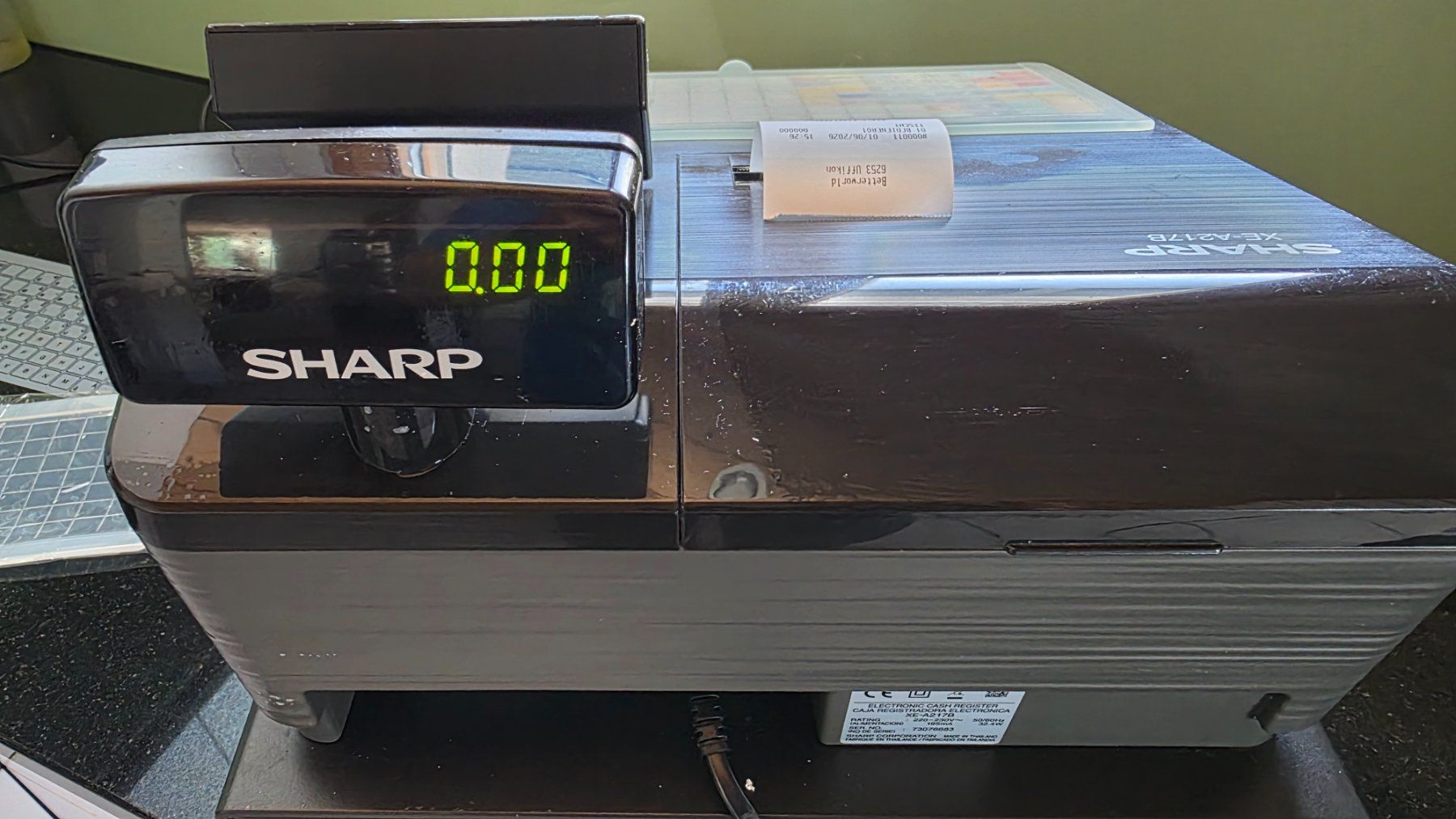 Sharp Registratore di cassa: Sharp XE-A217 Kassensystem mit Zubehör – Usato da Uffikon venduto da san123day 6