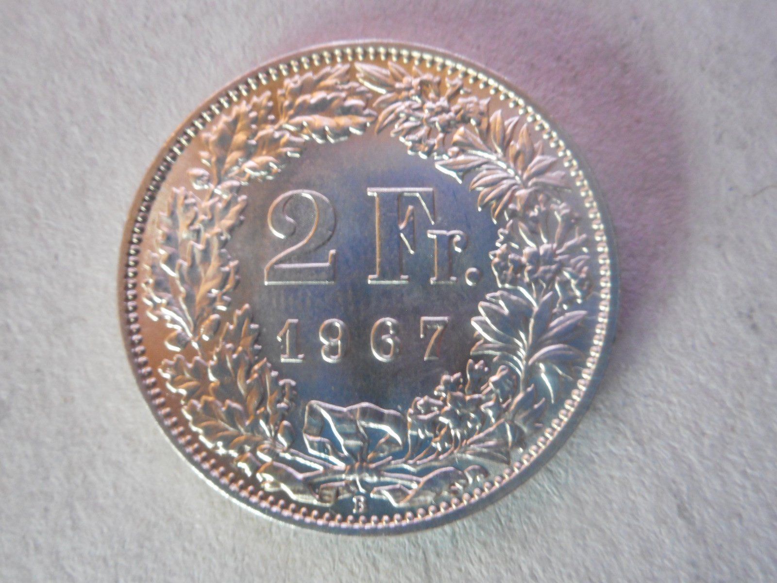 Tutti le monete: 2 Fr. 1967 silber  unz/stgl Prachtsstück – Nuovo (secondo la descrizione) da Kriegstetten venduto da pizlad2010