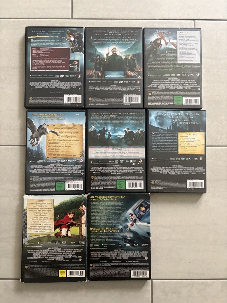 Tutti i DVDs: Harry Potter DVD – Usato da 3203 Mühleberg venduto da bea_myw6 1