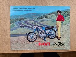 DUCATI 250 DIANA 1961 ORIGINAL PROSPEKT OLDTIMER KÖWE