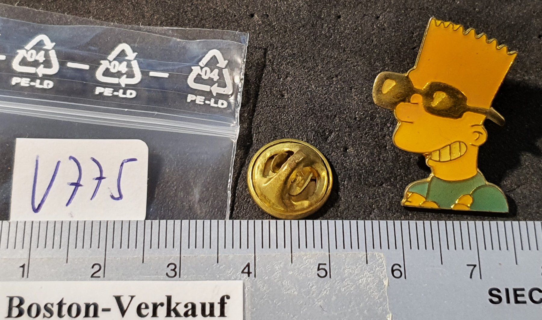 Placchette & Badge: V775 - Pin Die Simpsons / Bart Simpson – Usato da Reinach BL venduto da Boston-Verkauf 1