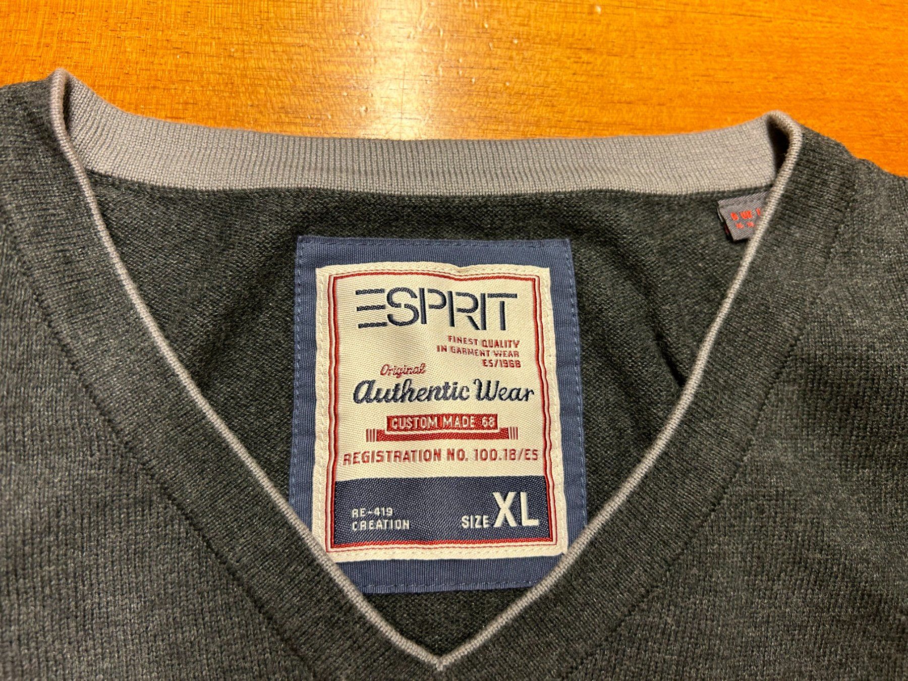Esprit Maglioni & Felpe: Herrenpullover von Esprit Dunkelgrau, Gr. XL – Usato da Root venduto da Bazli 3