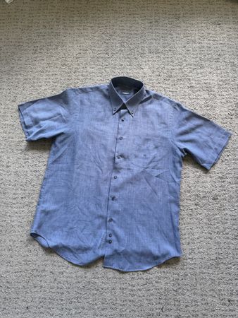 Chemise Burberry London manche courte bleu taille 4 bon éta