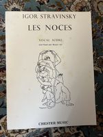 Igor Strawinsky - Les Noces - Partitur - Rarität!