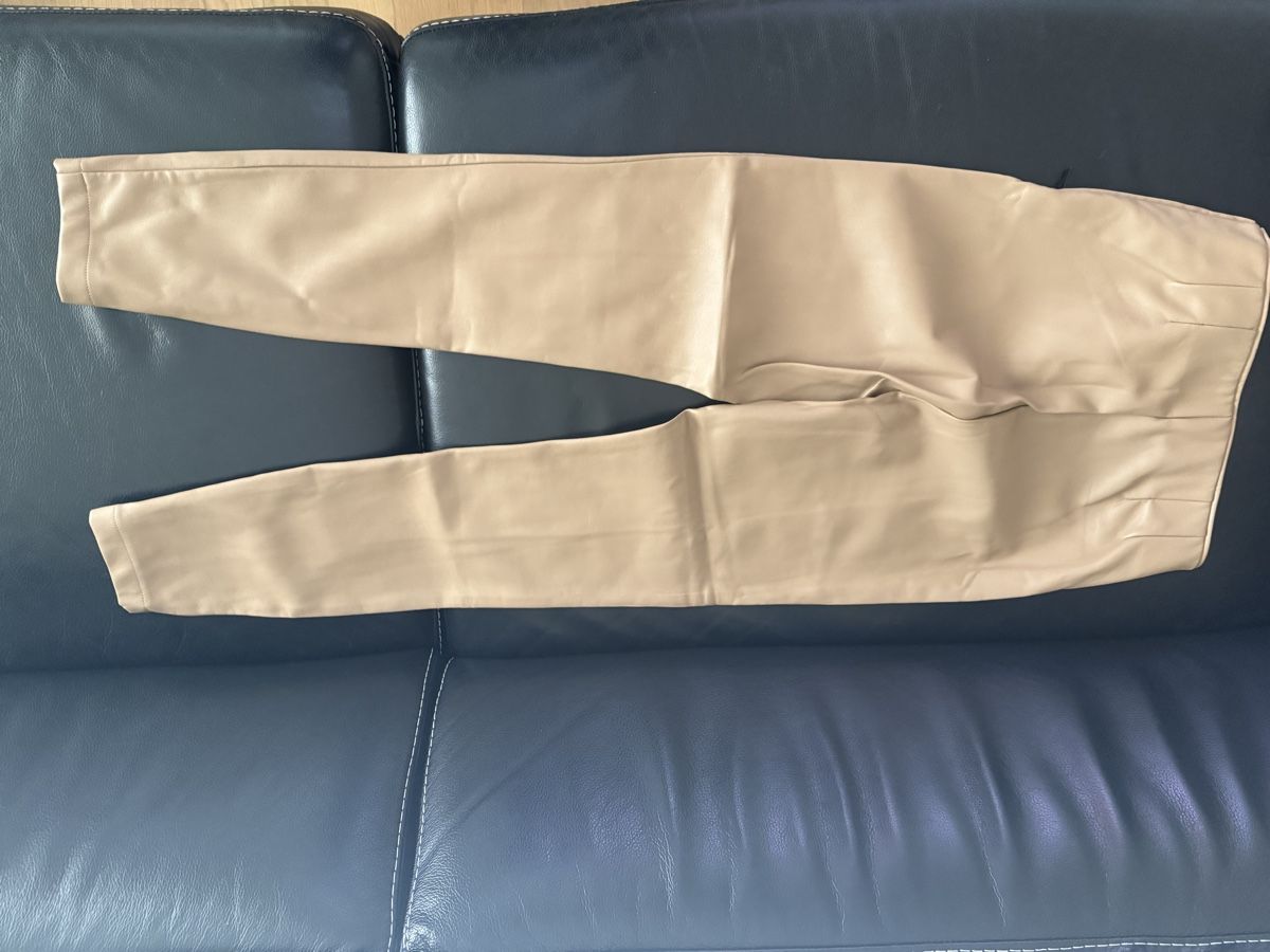 Zara Hosen: Zara Lederhose Beige/Hellbraun – Gebraucht aus Winterthur von yar_dpp8 4