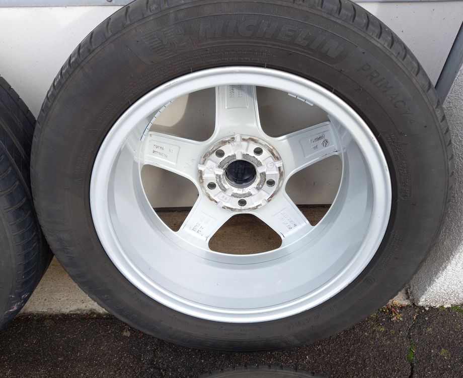 Original VW Alufelgen 6x16 ET50 - Michelin Reifen 205x55 R16 (Gebraucht ...