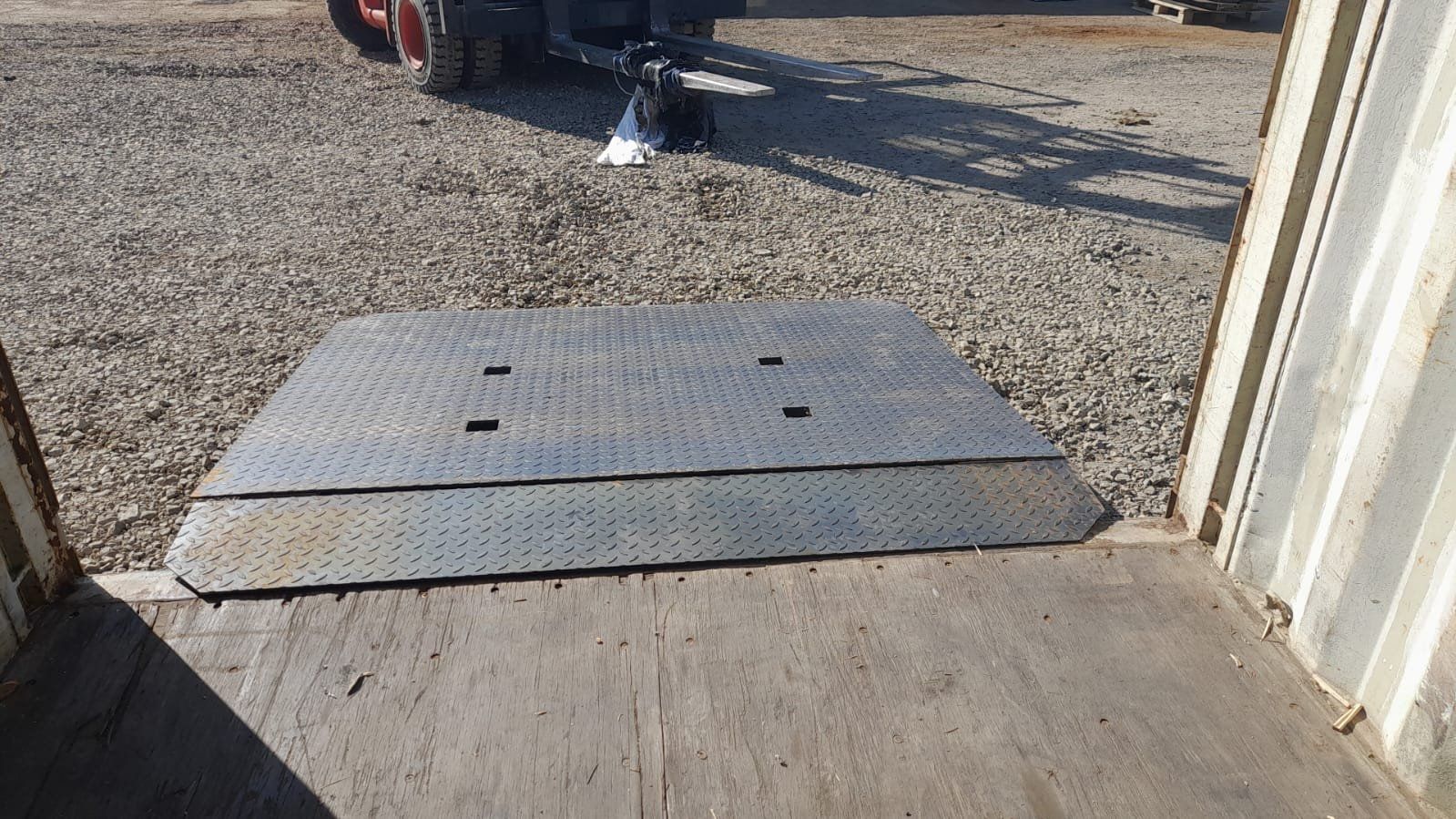 Rampe di accesso: Stahlrampe Rampe Containerrampe Schwerlastrampe Auffahrampe – Nuovo (secondo la descrizione) da Hamburg venduto da inf_r2kx 5
