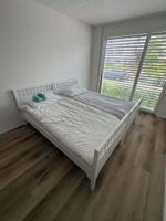 Set of 2 SMYGA Bed frames, white 90x200 cm with mattresses